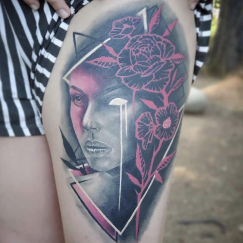 Guest Artist Radames Rivera at Everblack Tattoo Studio